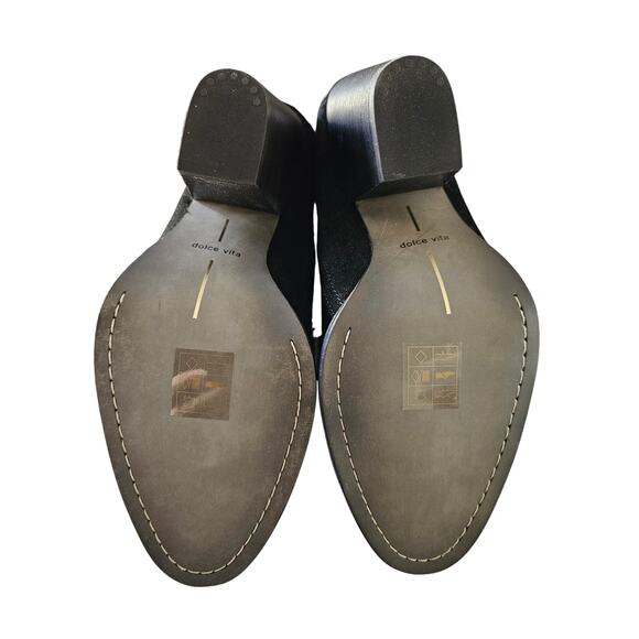 Dolce Vita  Highlander Bootie Black Suede Asymmetrical side zipper 9.5 NIB - Picture 6 of 15